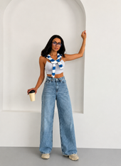 Wide Baggy Jeans WX-4156