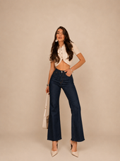 Signature Push-Up Flared Jeans WX-4284
