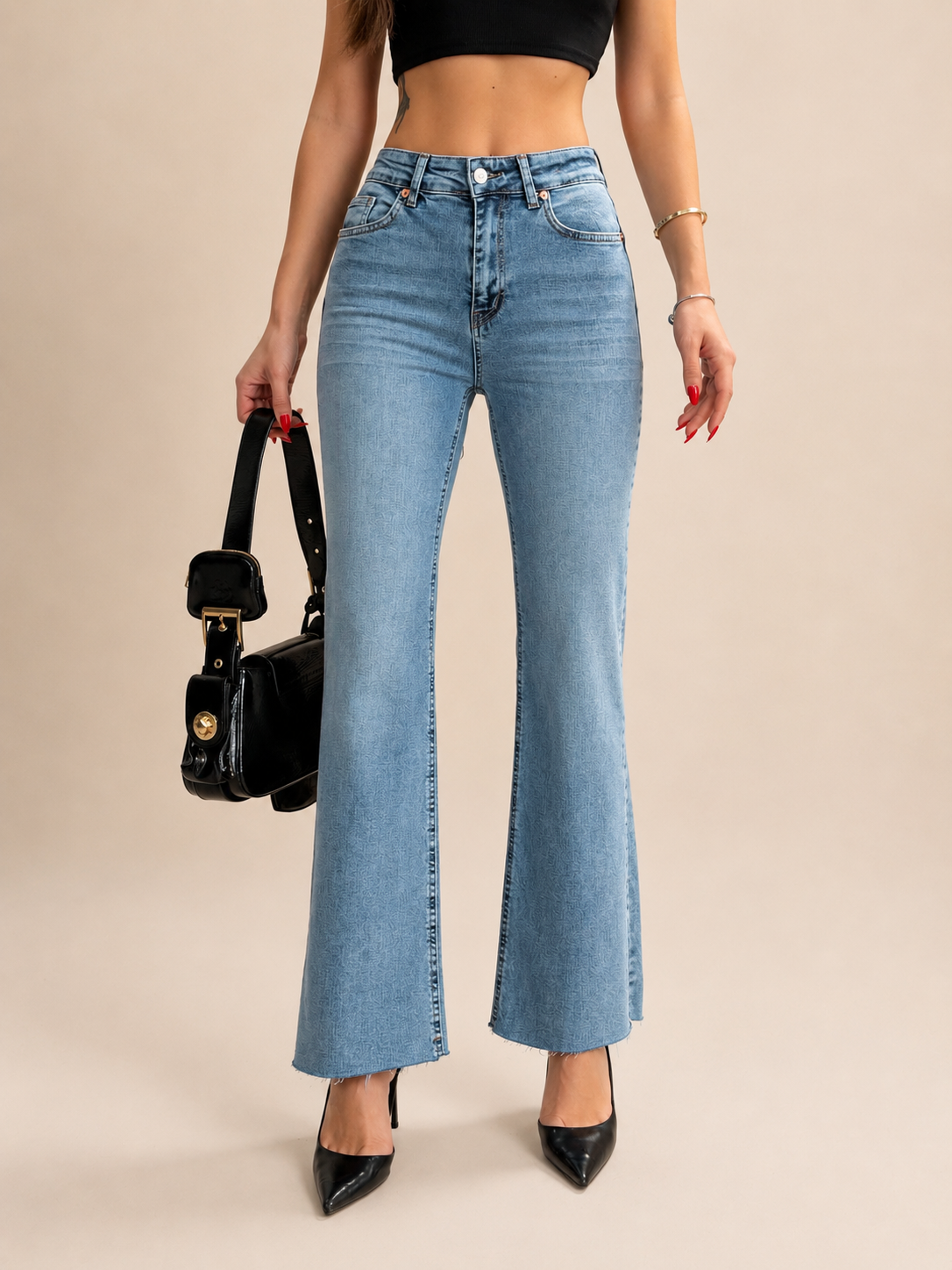 Signature Push-Up Flared Jeans WX-4285