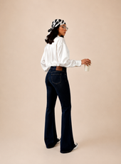 FLARE STRETCH DENIM WX-615