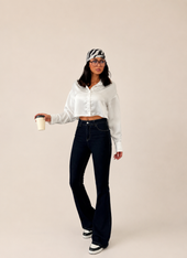 FLARE STRETCH DENIM WX-615