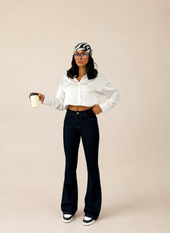 FLARE STRETCH DENIM WX-615