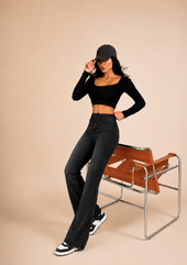 FLARE STRETCH DENIM WX-623