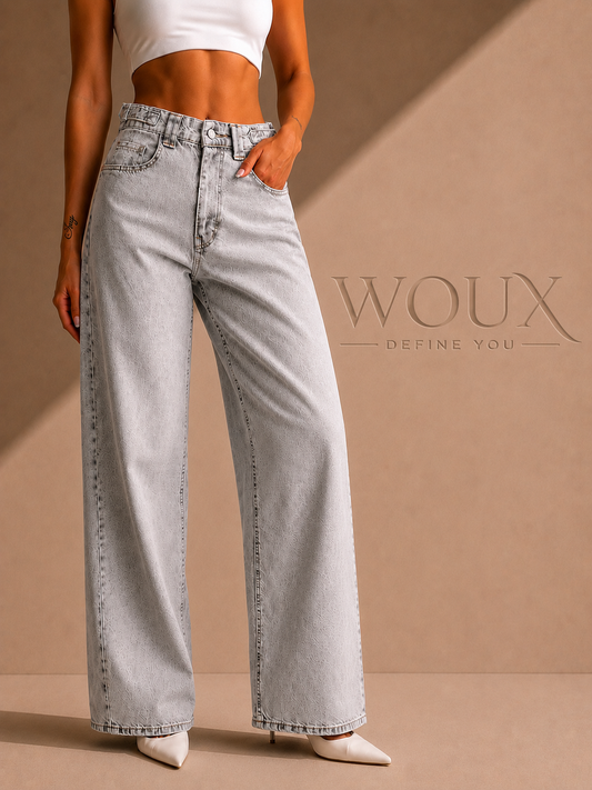 SIGNATURE BELTED BALLOON JEANS WX-BSC-108