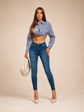 SKINNY FIT STRETCH JEANS WX-J-11